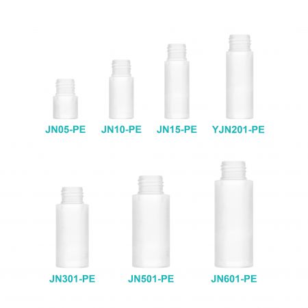 Bouteille de lotion cylindrique en PE