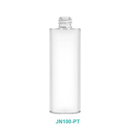 Bouteille ronde en PETG de 100 ml - Bouteille ronde en PETG de 100 ml avec un col de 18/415