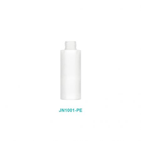Bouteille ronde PE de 100 ml - Bouteille ronde PE de 100 ml avec un bouchon 24/410