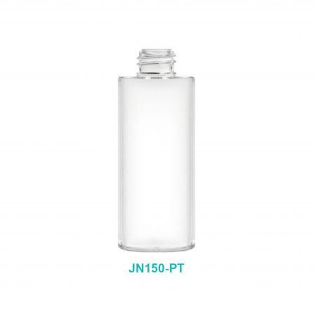 Bouteille ronde en PETG de 150 ml - Bouteille ronde en PETG de 150 ml avec un col de 24/410