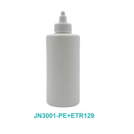 Bouteille industrielle ronde de 300 ml avec bouchon à nez pointu - Bouteille avec bouchon à nez pointu de 300 ml