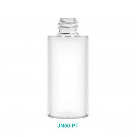 Bouteille ronde PETG de 50 ml - Bouteille ronde en PETG de 50 ml avec un col de 18/415