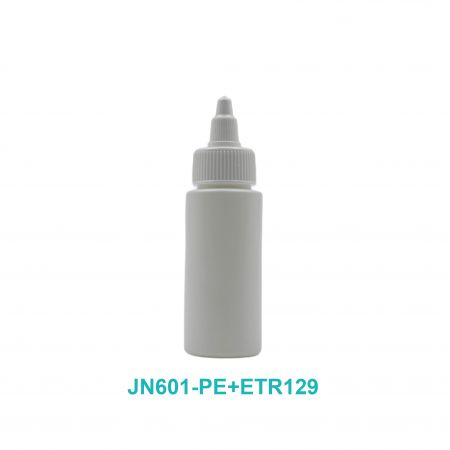 Bouteille à pression de précision en PE de 60 ml - Bouteille avec bouchon à nez pointu de 60 ml