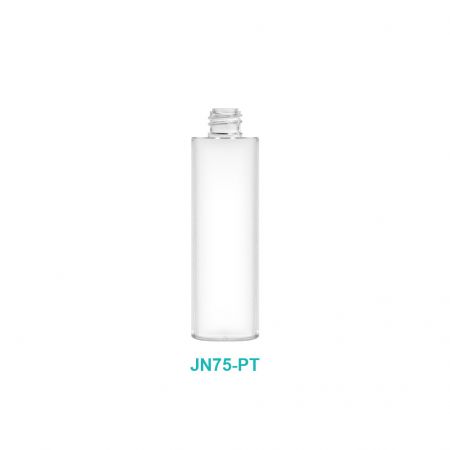 Bouteille ronde en PETG de 75 ml - Bouteille ronde en PETG de 75 ml avec un col de 18/415