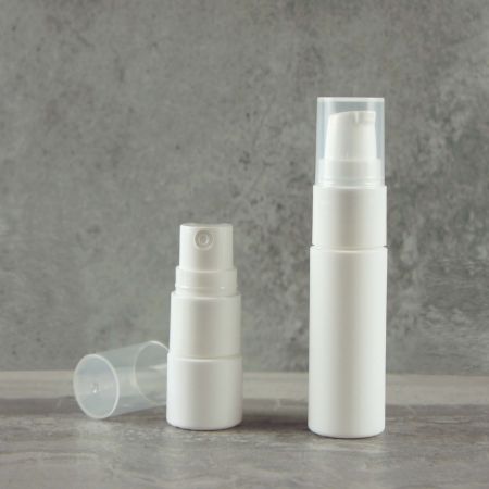 Bouteille cosmétique cylindrique en HDPE - Bouteille de lotion cylindrique en HDPE
