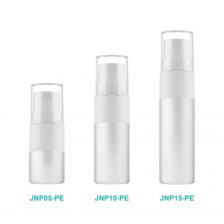 Bouteille cosmétique cylindrique en HDPE