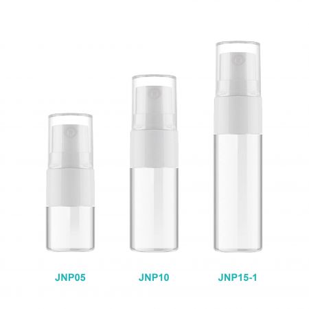 Bouteille cosmétique cylindrique en PETG