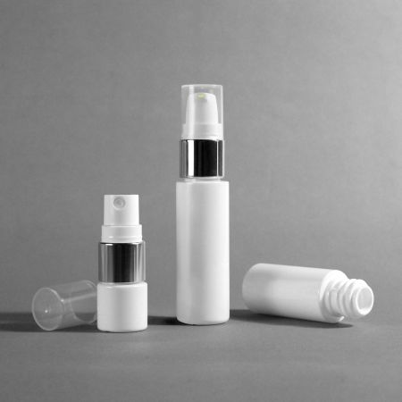 Bouteille cosmétique cylindrique PETG petite - Bouteille de lotion cylindrique PETG petite