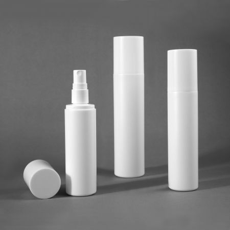 Bouteille de pompe cosmétique cylindrique - Bouteille de lotion cylindrique