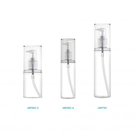 Bouteille cosmétique cylindrique en PETG JNPC TAILLE-2.