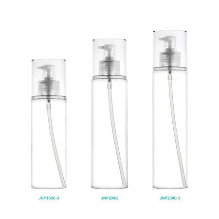 Bouteille cosmétique cylindrique en PETG JNPC TAILLE-2.