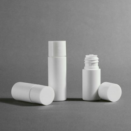 Bouteille de cosmétique cylindrique PE petite - Bouteille de lotion cylindrique PE petite