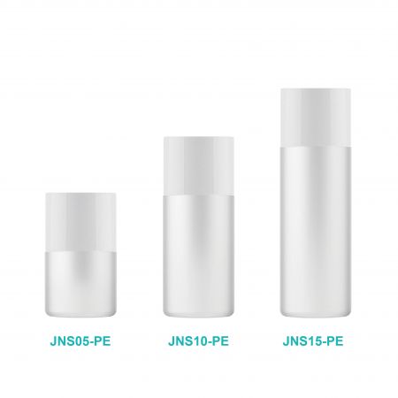 Bouteille de lotion cylindrique PE petite