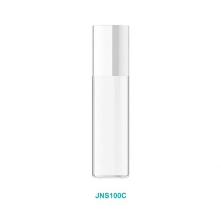 Bouteilles en plastique transparent de 100 ml avec bouchons - Bouteille cosmétique de 100 ml
