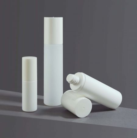 Bouteille cylindrique en HDPE - Bouteille de lotion cylindrique en HDPE