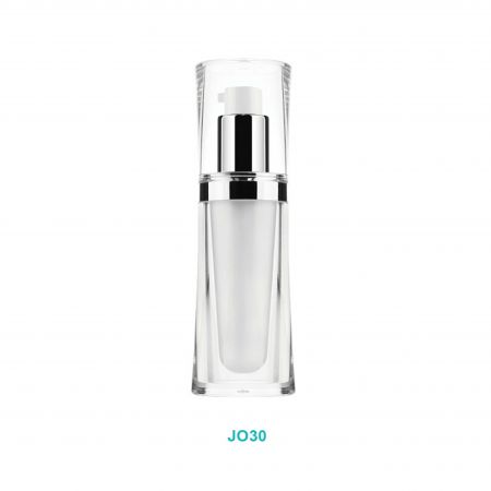 Bouteille pompe acrylique de 30ML - Bouteille acrylique ovale de 30ML