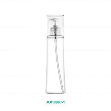 Bouteille cosmétique ovale de 200 ml - Bouteille cosmétique de 200 ml