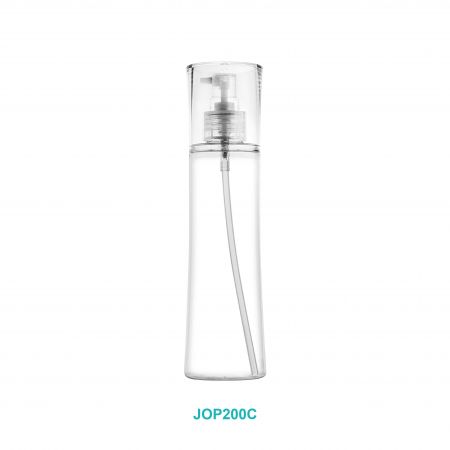 Bouteille cosmétique ovale de 200 ml - Bouteille cosmétique de 200 ml