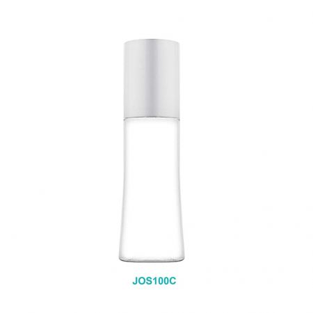 Bouteille cosmétique ovale de 100 ml