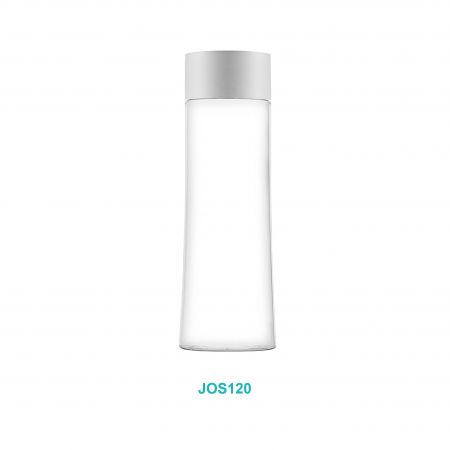 Flacon cosmétique ovale de 120 ml