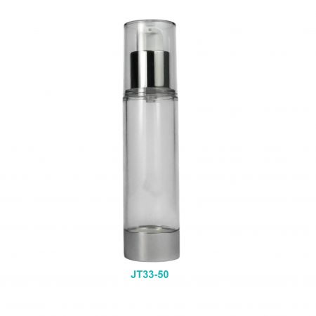 Bouteille pompe sans air de 50 ml - Bouteille pompe sans air de 50 ml en PET
