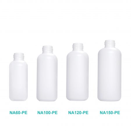 Bouteille de lotion ronde Boston en HDPE TAILLE NA-PE.