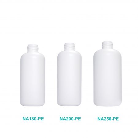 Bouteille de lotion ronde Boston en HDPE TAILLE NA-PE.