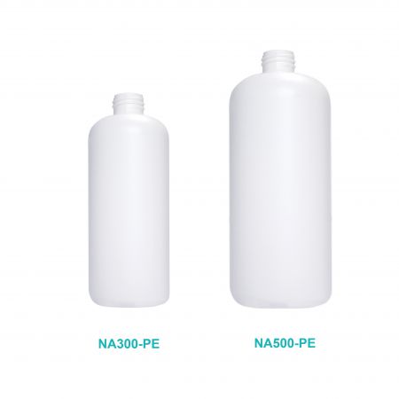 Bouteille de lotion ronde Boston en HDPE TAILLE NA-PE.