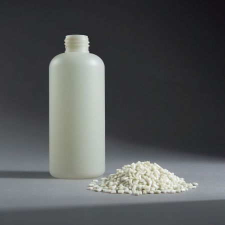Bouteille cosmétique ronde Boston PCR_PE