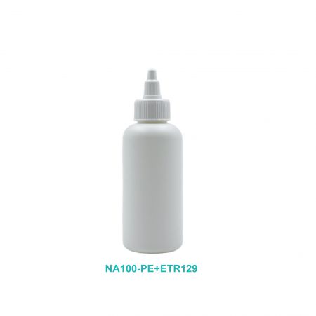 Bouteille à capuchon pointu de 100 ml de type Boston Round