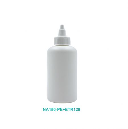 Bouteille Boston ronde de 150 ml avec bouchon à nez pointu