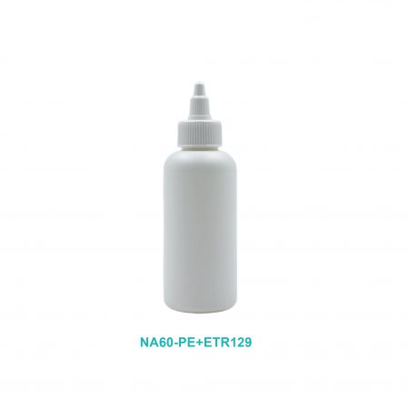 Bouteille de 60 ml en forme de Boston avec bouchon à nez pointu