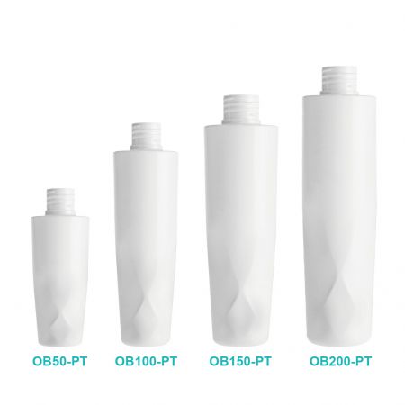 Bouteille de lotion conique ronde en PETG