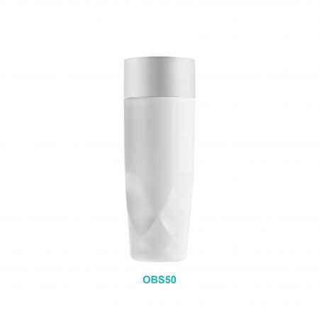 Bouteille conique ronde à bouchon vis de 50 ml - Bouteille cosmétique designer de 50 ml