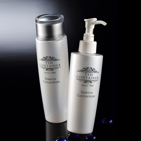 Bouteille cosmétique en cône rond PETG - Bouteille de lotion conique ronde en PETG