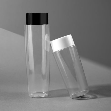 Bouteille cosmétique en cône rond PETG - Bouteille de lotion conique ronde en PETG