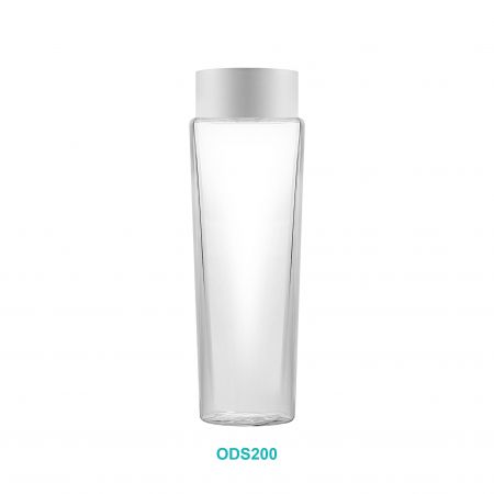 Bouteille cosmétique de 200 ml.