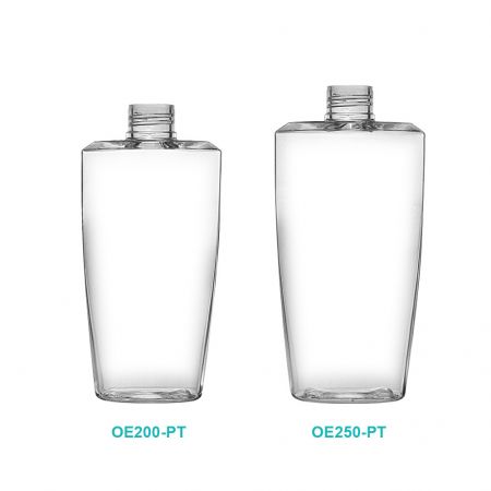 Bouteille cosmétique en PETG à arc rond