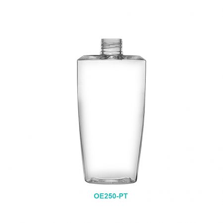 Bouteille ronde spéciale de 250 ml en PETG - Bouteille spéciale ronde en PETG de 24/410 de 250 ml