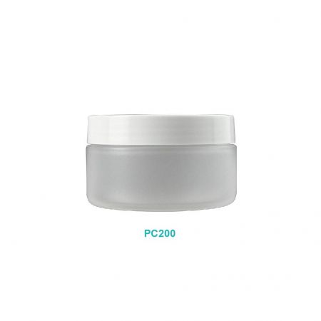 Pot à crème rond en PP de 200 ml
