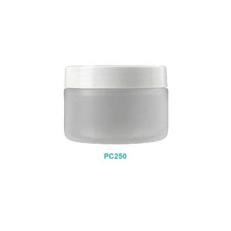 Pot de crème rond en PP de 250 ml