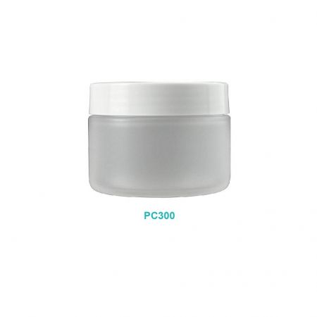 Pot rond en crème de 300 ml en PP