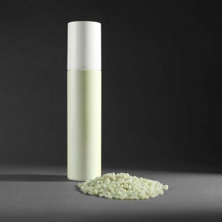 Bouteille ronde PCR-PE. Capuchon PP