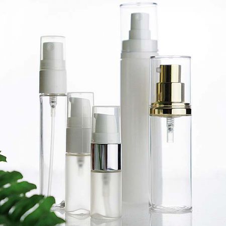 Bouteille cosmétique ronde en PETG - Bouteille de lotion ronde en PETG