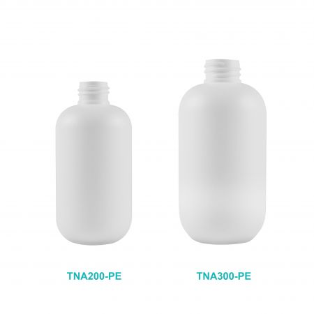 Bouteille de lotion ronde Boston en HDPE TAILLE TNA-PE.