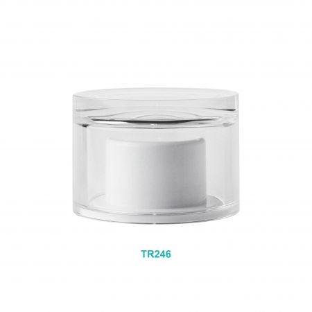 Bouchon de bouteille rond en PMMA TR246 TAILLE。