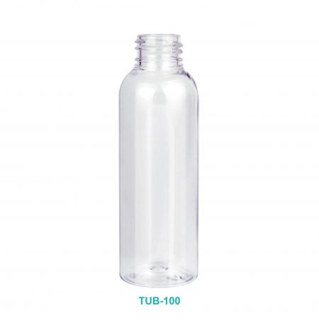Bouteille cosmétique ronde de 100 ml