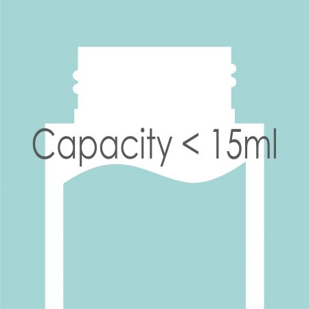< 14ml Bouteille - Capacité 3ml-10ml Bouteille