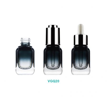 Bouteille de cosmétique en verre
