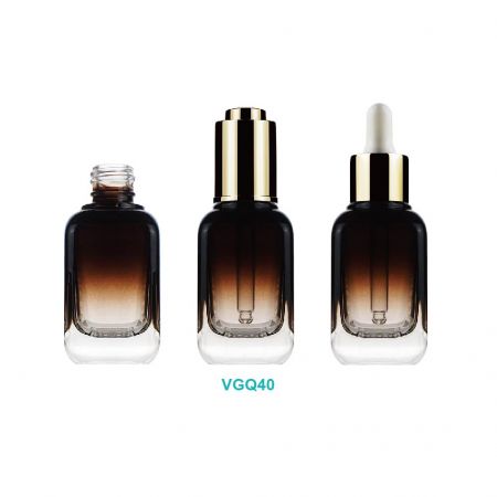 Bouteille de cosmétique en verre